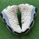 Jordan Blue Grey 13s Size 7Y