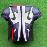 Jordan Court Purple 1s Size 10.5