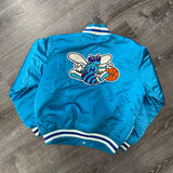 Vintage Charlotte Hornets Starter Satin Jacket Size L