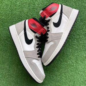 Jordan Light Smoke Grey 1s Size 7Y