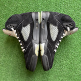 Jordan Reimagined Black Metallic 5s Size 8.5