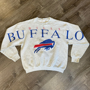 Vintage Buffalo Bills Spellout Crewneck Size M/L