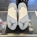 Jordan White Metallic 5s Size 8.5