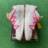 Nike Off White Lot 17 Low Dunk Size 11