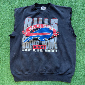 Vintage Buffalo Bills Cutoff Crewneck Size L