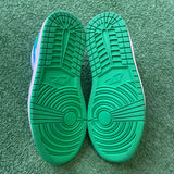Jordan Lucky Green Aquatone Low 1s Size 7.5W/6M