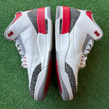 Jordan Fire Red 3s Size 12