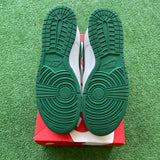 Nike White Malachite Low Dunk Size 12