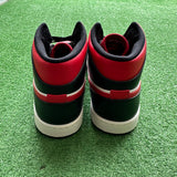Jordan Bred Toe Mid 1s Size 10
