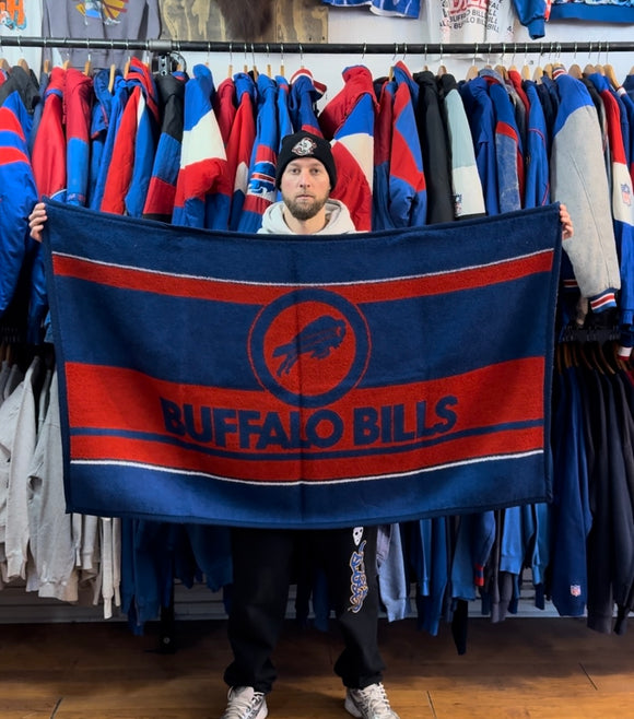 Vintage Buffalo Bills Throw Blanket