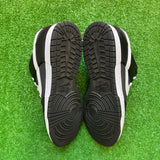 Nike Black White Low Dunks Size 9.5