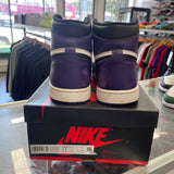 Jordan Court Purple White 1s Size 11