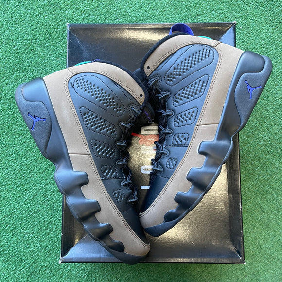 Jordan Light Olive Concord 9s Size 9.5