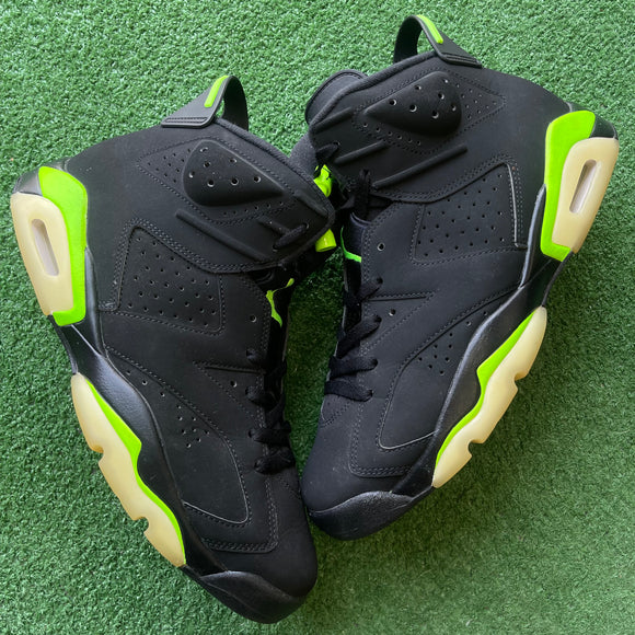 Jordan Electric Green 6s Size 10.5