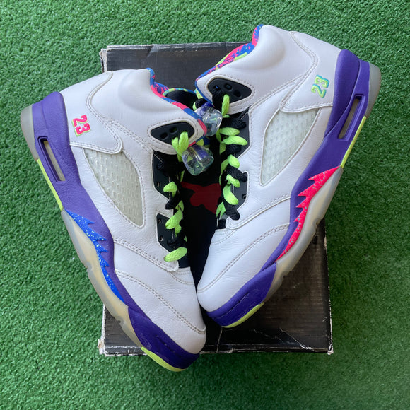 Jordan Alternate Bel Air 5s Size 5Y