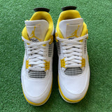 Jordan Vivid Sulfur 4s Size 9W/7.5M