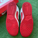Nike Championship Red Low Dunks Size 11.5