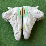 Jordan Mint Foam 6s Size 7.5W/6M