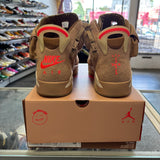 Jordan Travis Scott British Khaki 6s Size 12.5