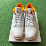 Jordan Orange Citrus 3s Size 12W/10.5M