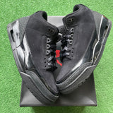 Jordan Black Cat 3s Size 10