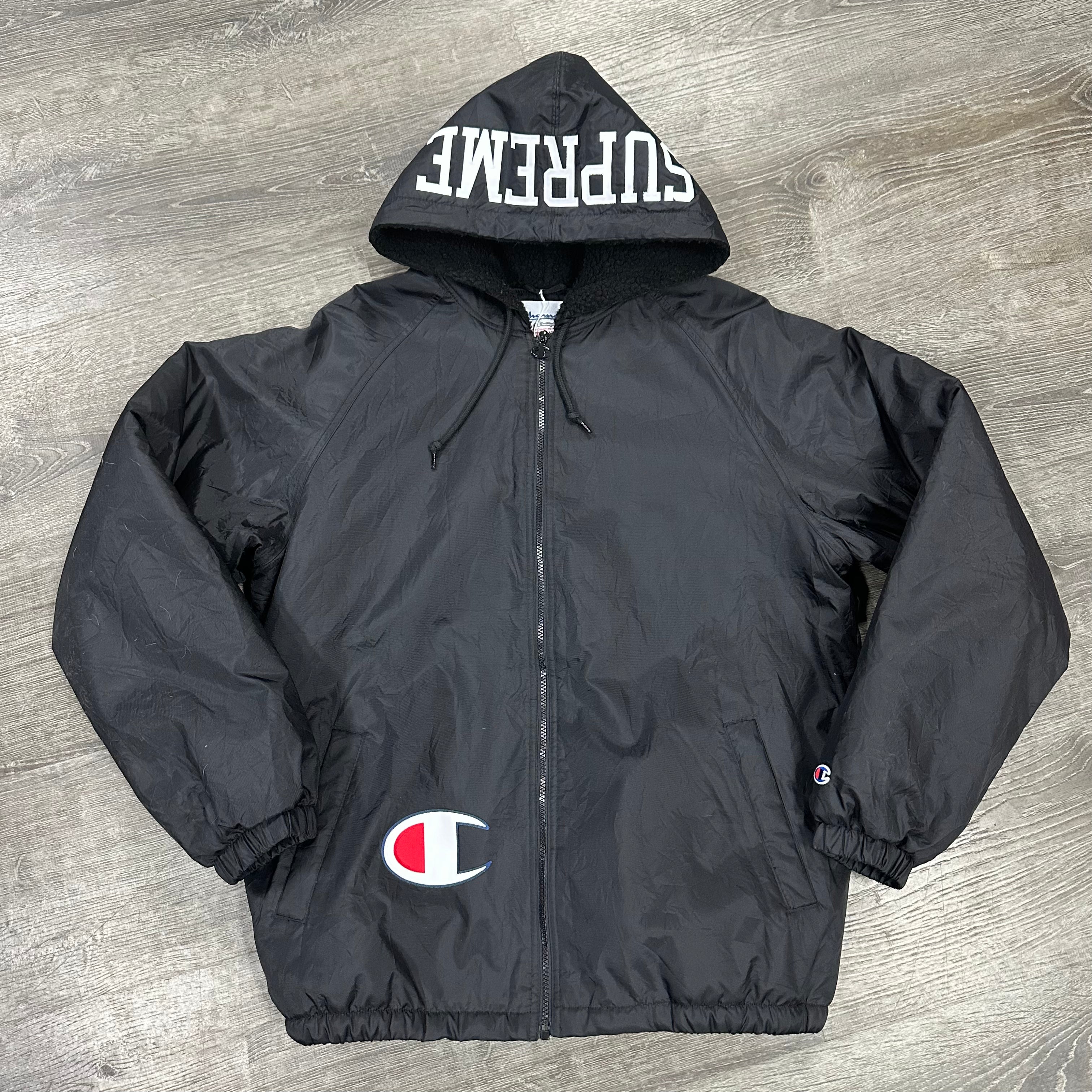 Supreme x Champion Full Zip Jacket Size L – My Cuzin Vintage