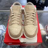 Nike Sail Light Bone Low Dunks Size 8W/6.5M