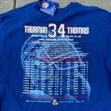 Buffalo Bills Thurman Thomas HOF Tee Size XL