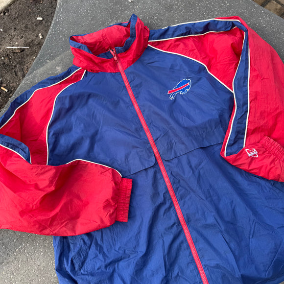 Vintage Buffalo Bills Logo Athletic Windbreaker Size M