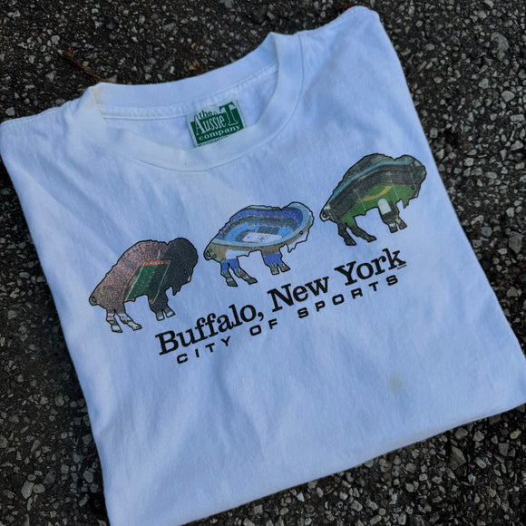 Vintage Buffalo City of Sports Tee Size M