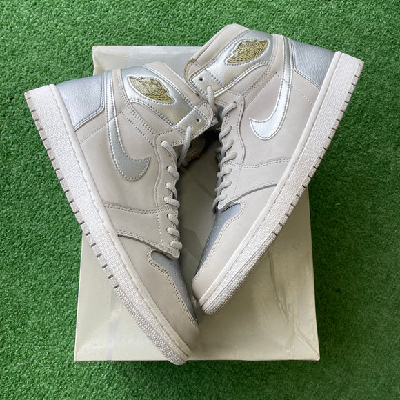 Jordan CO.JP Neutral Grey 1s Size 10