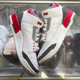 Jordan Fire Red 3s Size 10
