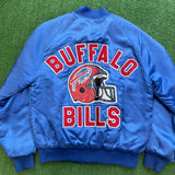 Vintage Buffalo Bills Satin Jacket Size M