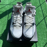 Jordan White Cement 4s Size 10