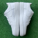 Nike White Low Air Force 1s Size 10