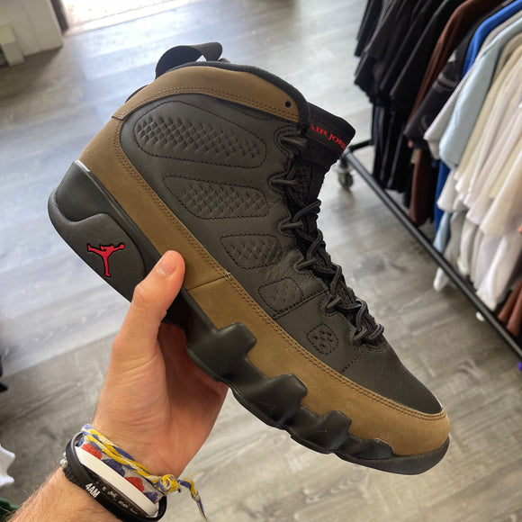 Jordan Olive 9s Size 11