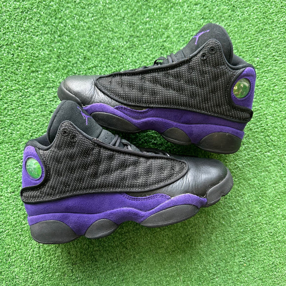 Jordan Court Purple 13s Size 5.5Y