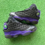 Jordan Court Purple 13s Size 5.5Y