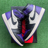 Jordan Court Purple 1s Size 9.5