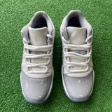 Jordan Cement Grey Low 11s Size 7Y