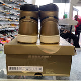 Jordan Black Metallic Gold 1s Size 10.5