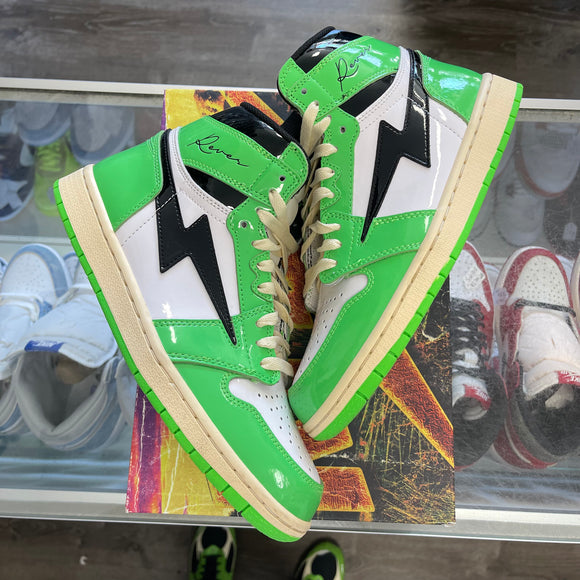 Reves x Cool Kiy Patent Neon Green '85 Hi Size 9 – My Cuzin
