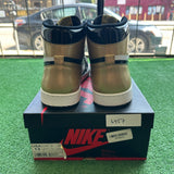 Jordan Patent Gold Toe 1s Size 13