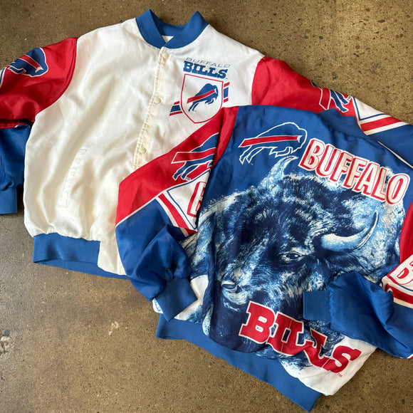 Vintage Buffalo Bills Chalk Line Fanimation Jacket