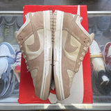 Nike Sail Light Bone Low Dunks Size 8W/6.5M