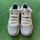 Jordan Cement Grey Low 11s Size 4Y