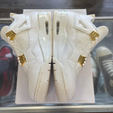 Jordan Metallic Gold 4s Size 10.5W/9M