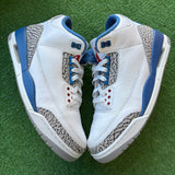 Jordan True Blue 3s Size 9