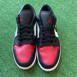 Jordan Bred Toe Low 1s Size 11.5
