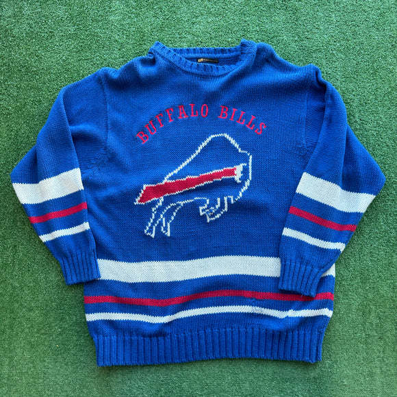 Vintage Buffalo Bills Knit Sweater Size XXL